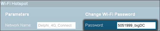 Enter the new password