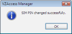 Confirmation screen with OK highlighted
