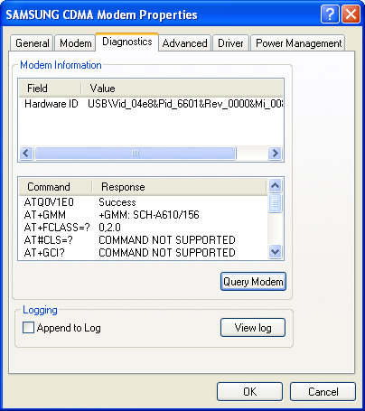 Query results