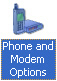 Phone and modem options