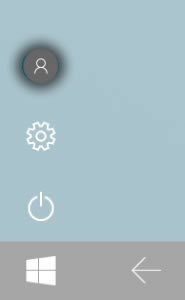 Press User Icon