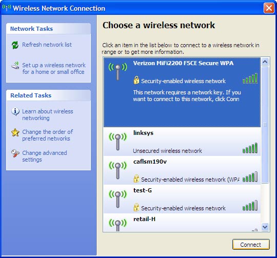 no se conecta wifi windows xp