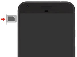 reinsert sim tray into phone