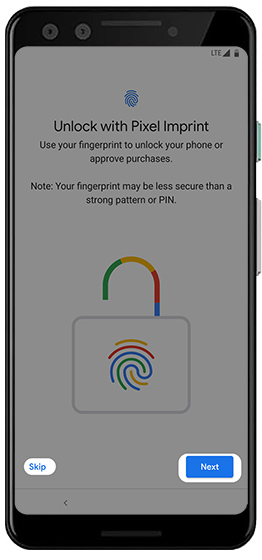 setup fingerprint