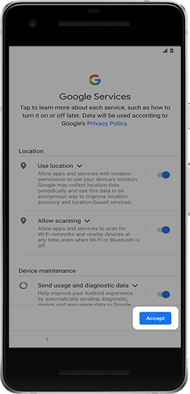 Google services Google services