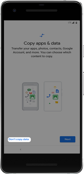 Copy data