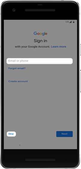 Gmail sign in