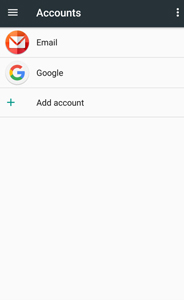 tocar cuenta de Google