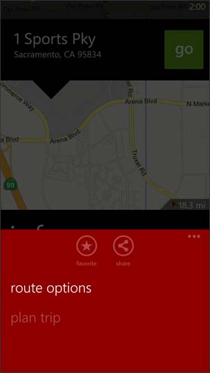 Route Options