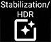 Stabilization HDR icon Stabilization HDR icon