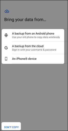 Copy data from screen