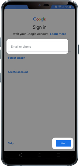 Sign in with Google