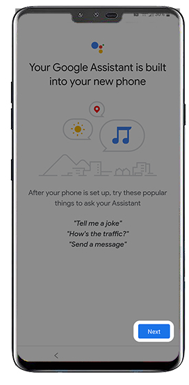 Google Assistant screen Google Assistant screen