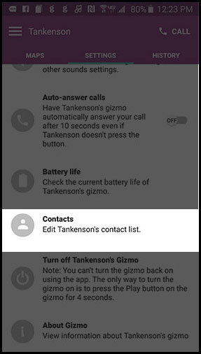 Gizmo settings