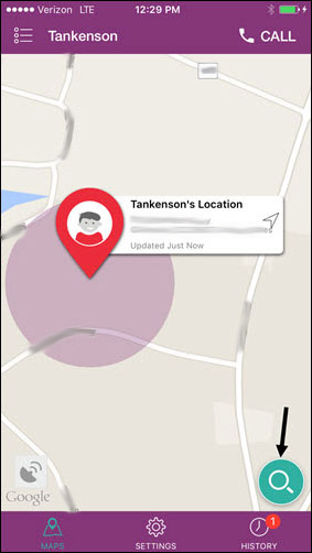 GizmoPal Location Search
