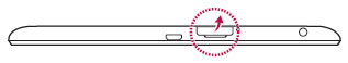 MicroSD/SIM access door