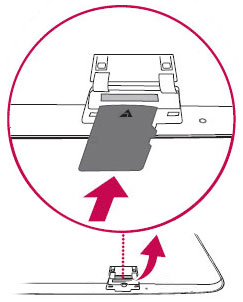 MicroSD card insertion