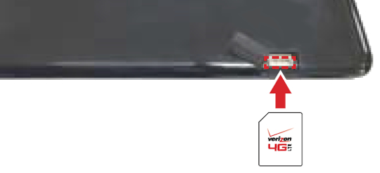 Insert SIM card