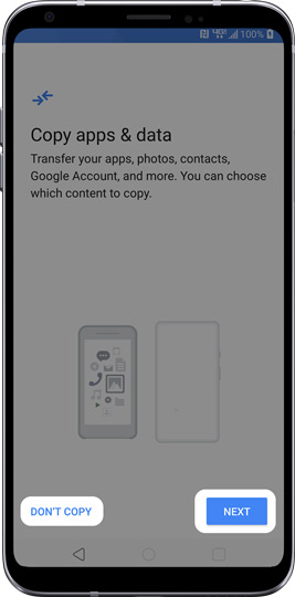Tap an Option Tap an Option