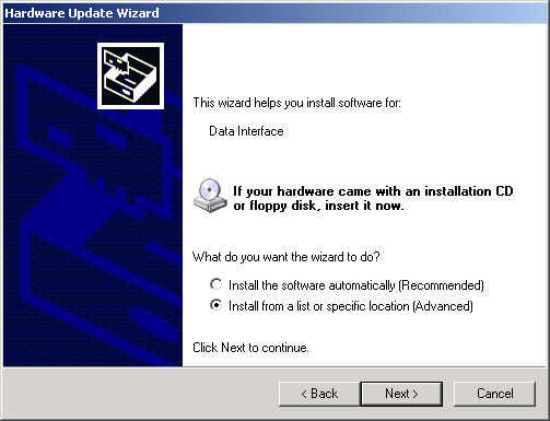 Updating driver 3