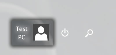 Press Current User Picture