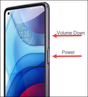Moto G Power 2021 Restart Device Verizon