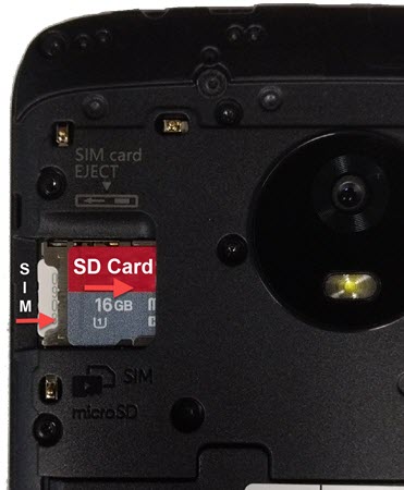 Installing the SD / Memory Card