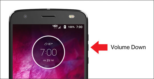 Volume Down button Volume Down button