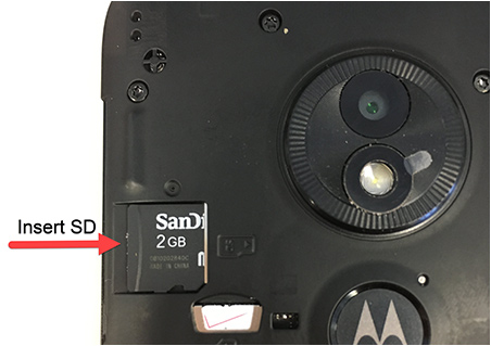 Installing the SD / Memory Card
