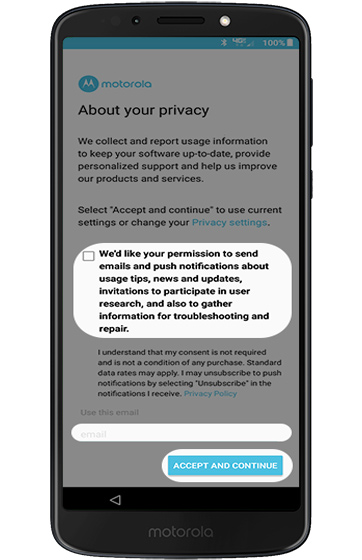 About your privacy