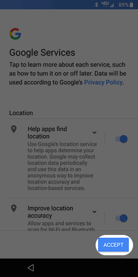 Servicios de Google