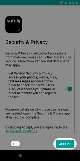 Verizon Cloud Verizon Security