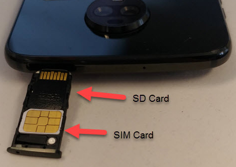 Moto Z3 Insert Remove Sim Card Verizon