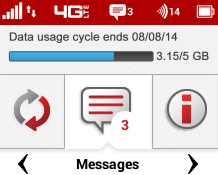 Display view Messages