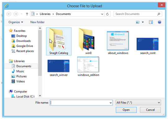 Restore select a backup file and select Open