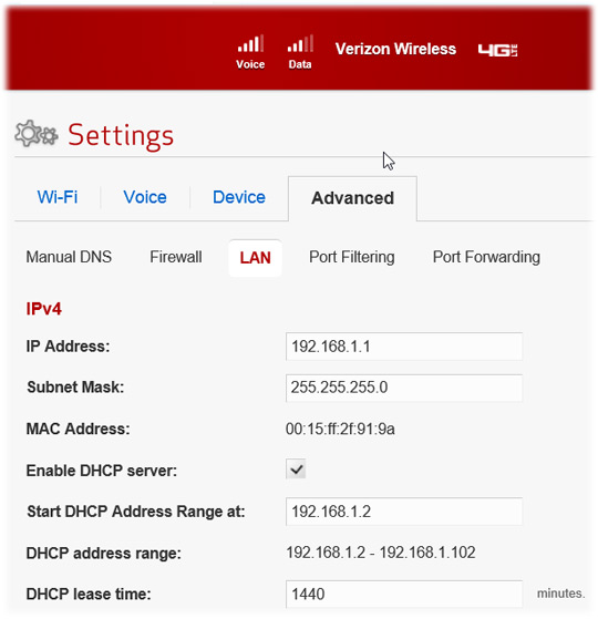 verizon router removem vlan