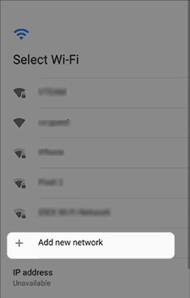 Add Wi-Fi networks