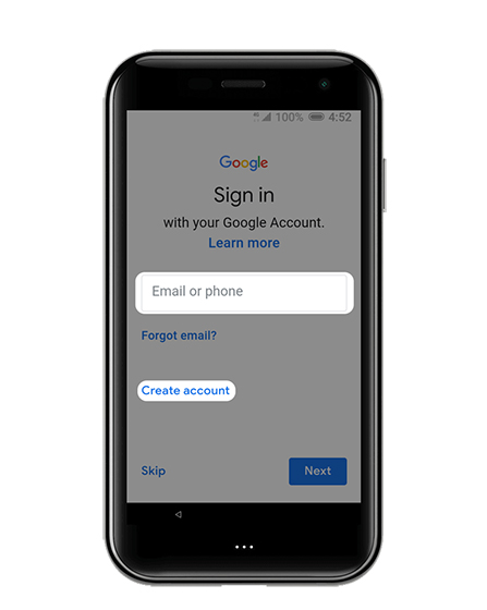Google sign in