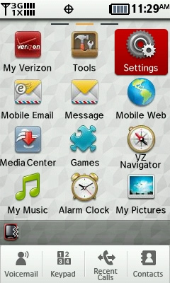 Select Settings