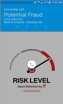 Call from Potential Fraud