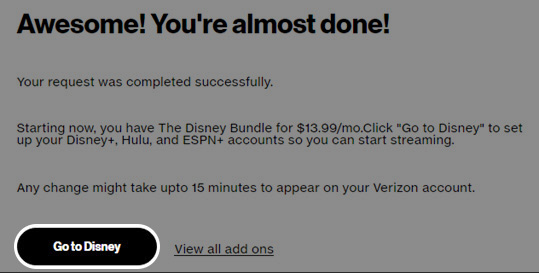 Add Disney Bundle Disney Hulu And Espn My Verizon Website