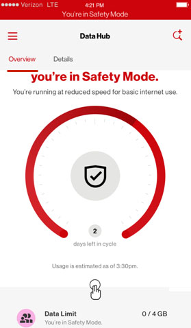 View Data Usage - FamilyBase - My Verizon app | Verizon Wireless