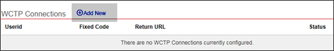Add WCTP connection