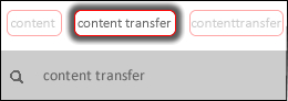 Tap Content Transfer