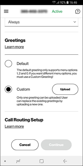 Tap Upload