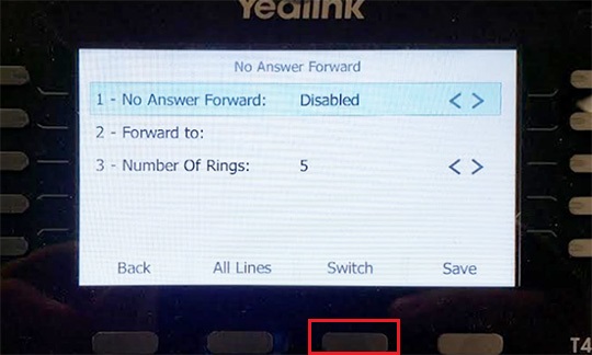 Adjust settings