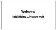 Initialization screen