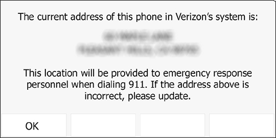 911 address screen
