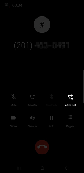 Tap Add a call