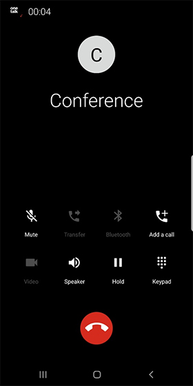 Calls in conference
